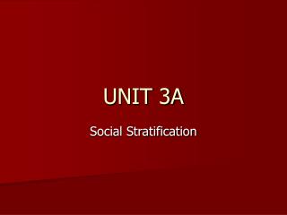 UNIT 3A