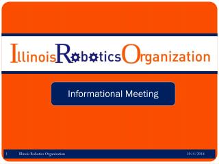 Informational Meeting