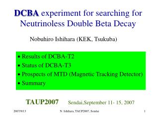 DCBA experiment for searching for Neutrinoless Double Beta Decay
