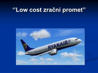 ‘’Low cost zračni promet’’