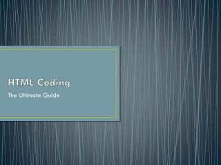 HTML Coding