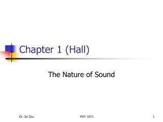 Chapter 1 (Hall)