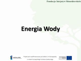 Energia Wody