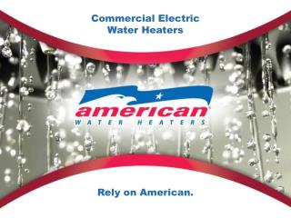 Commercial Electric Water Heaters