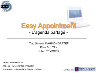 Easy Appointment - L’agenda partagé -