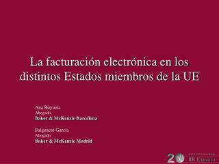 La facturación electrónica en los distintos Estados miembros de la UE