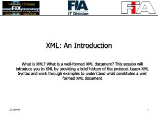 XML: An Introduction