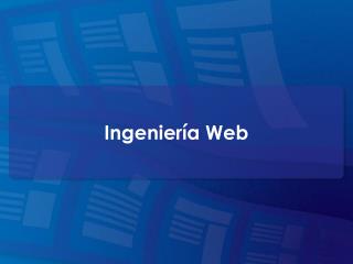 Ingeniería Web