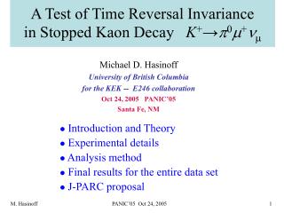 A Test of Time Reversal Invariance in Stopped Kaon Decay K + → p 0 m + n 