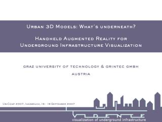 Urban 3D Models: What‘s underneath?