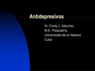 Antidepresivos