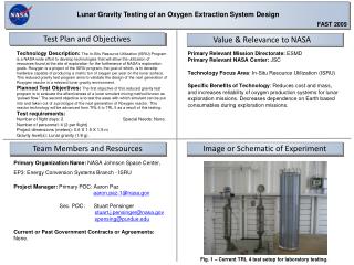 Test Plan and Objectives