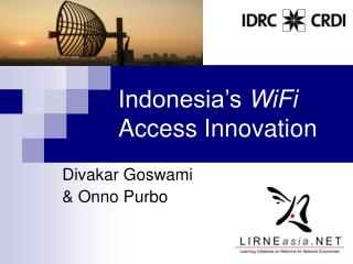 Indonesia’s WiFi Access Innovation