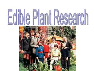 Edible Plant Research