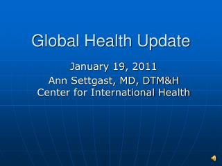 Global Health Update