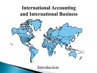 International Accounting and International Business