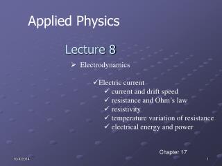 Applied Physics