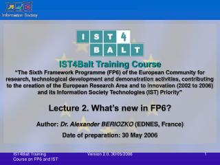 IST4Balt Training Course