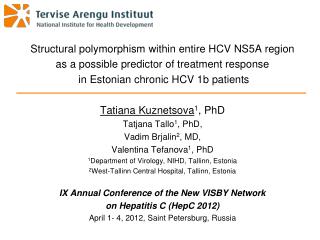 Structural polymorphism within entire HCV NS5A region