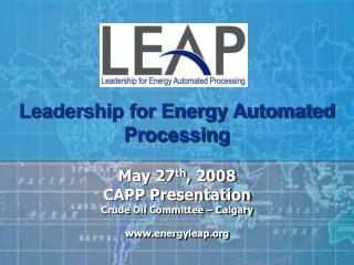 Leadership for Energy Automated Processing