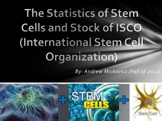 The Statistics of Stem Cells and Stock of ISCO (International Stem Cell Organization)