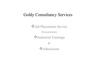 Goldy Consultancy Services