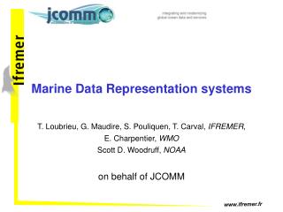 Marine Data Representation 	systems