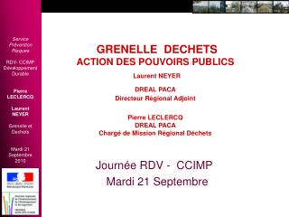 Journée RDV - CCIMP Mardi 21 Septembre