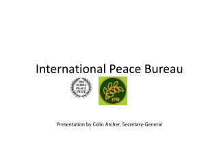 International Peace Bureau
