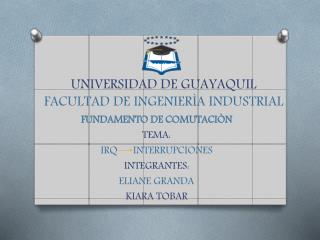 UNIVERSIDAD DE GUAYAQUIL FACULTAD DE INGENIERÌA INDUSTRIAL