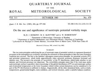 Material from Hoskins et al. 1985