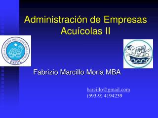 Administración de Empresas Acuícolas II