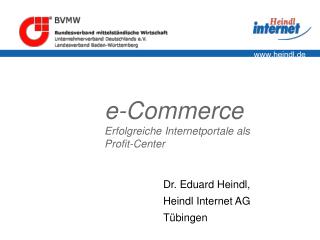 e-Commerce Erfolgreiche Internetportale als Profit-Center