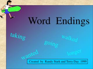 Word Endings