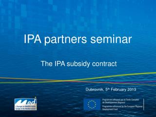 IPA partners seminar