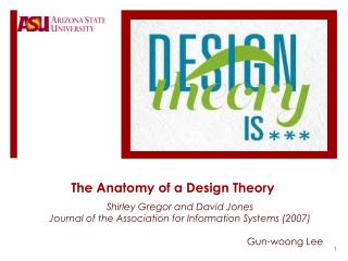 The Anatomy of a Design Theory