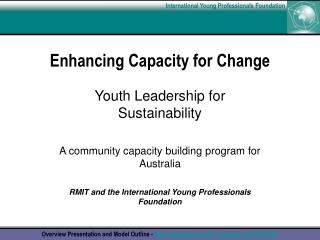 Enhancing Capacity for Change
