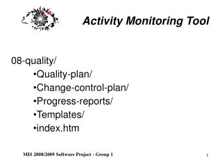 Activity Monitoring Tool