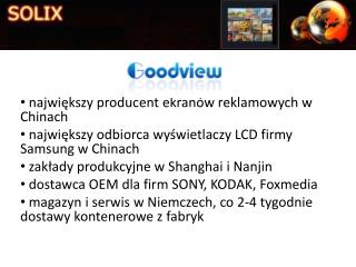 największy producent ekranów reklamowych w Chinach