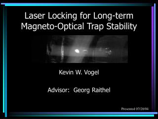 Laser Locking for Long-term Magneto-Optical Trap Stability