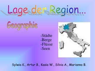 Lage der Region...