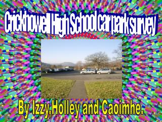 Crickhowell High School car park survey