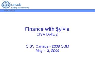 Finance with $ylvie CISV Dollars