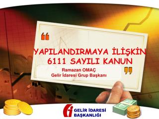 YAPILANDIRMAYA İLİŞKİN 6111 SAYILI KANUN