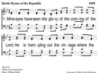 1-1 Battle Hymn of the Republic