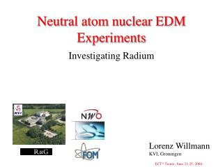Neutral atom nuclear EDM Experiments