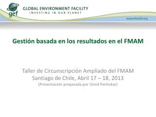 Gestión basada en los resultados en el FMAM