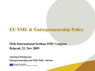 EU SME &amp; Entrepreneurship Policy