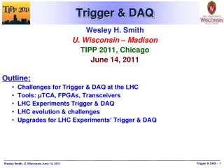 Trigger & DAQ