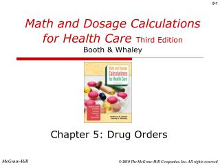 Math and Dosage Calculations for Health Care Third Edition Booth &amp; Whaley